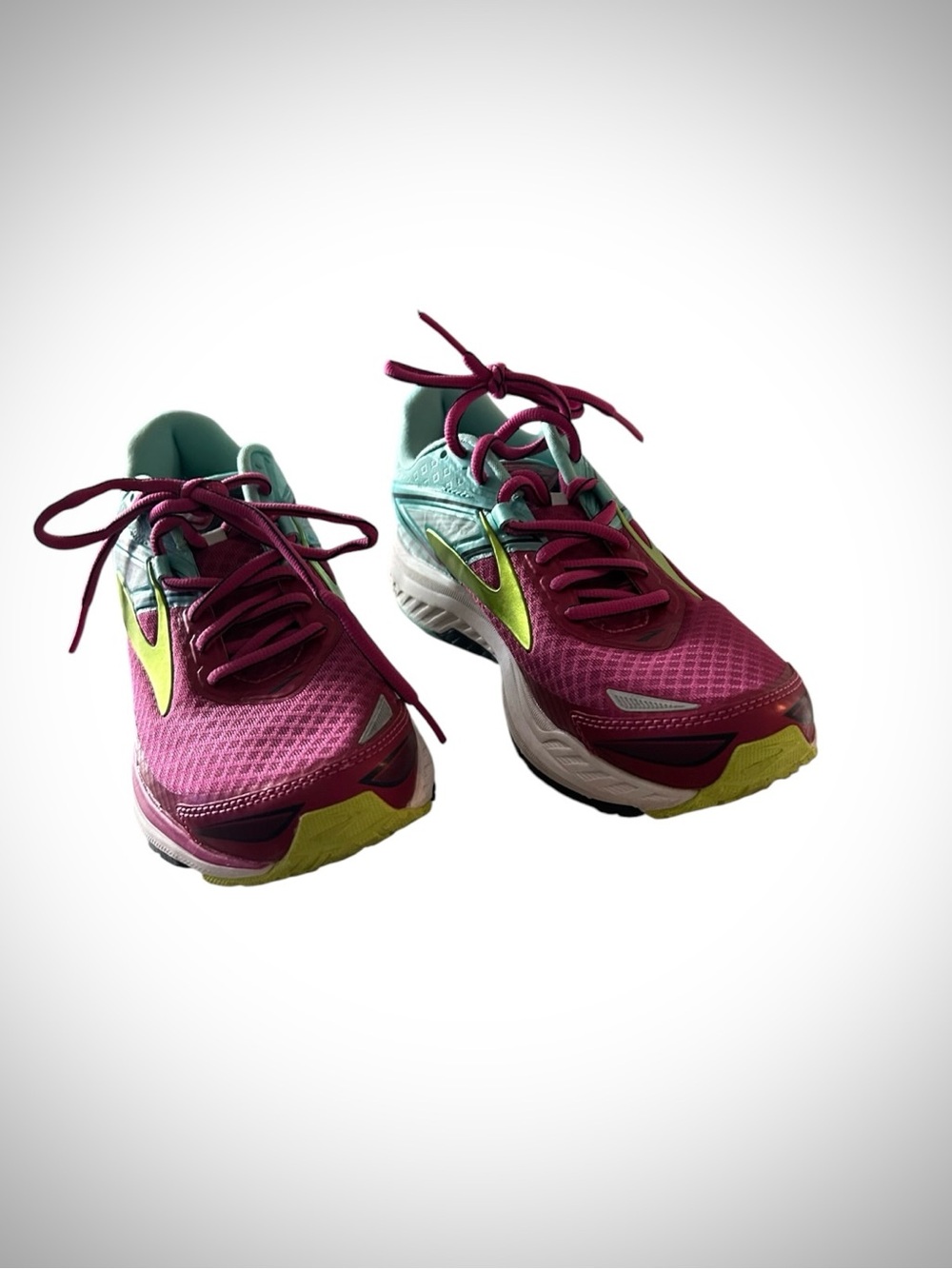Brooks Ravenna 8 Running Shoes Women's Pink Teal Athletic Cushioned Sneakers 7.5 - Picture 6 of 10